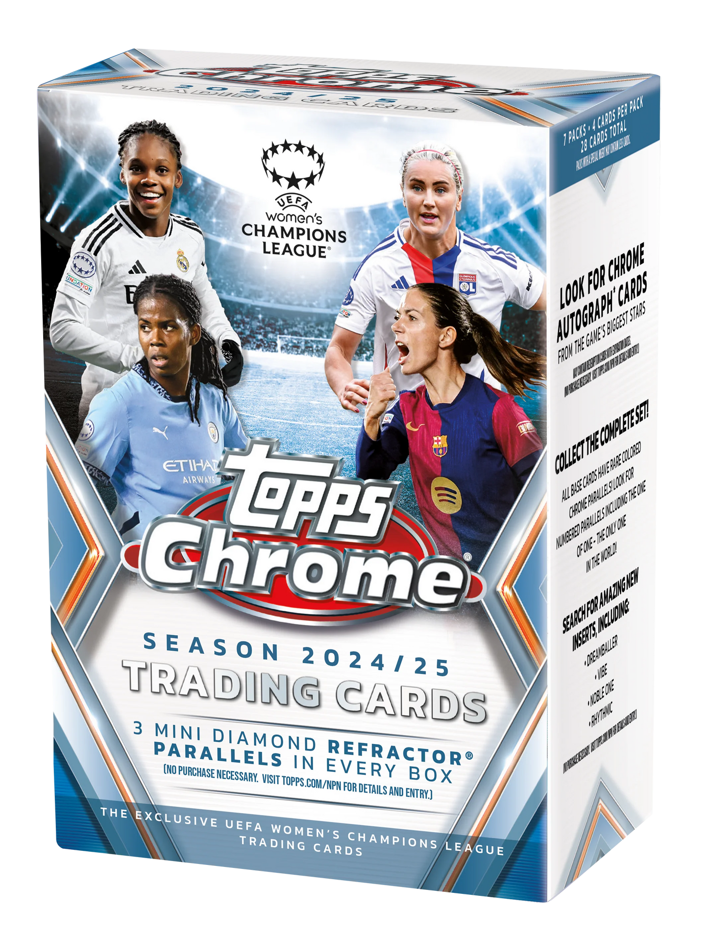 Topps Chrome UEFA Women's Champions League 2024-25 Value Box - Pre-Order