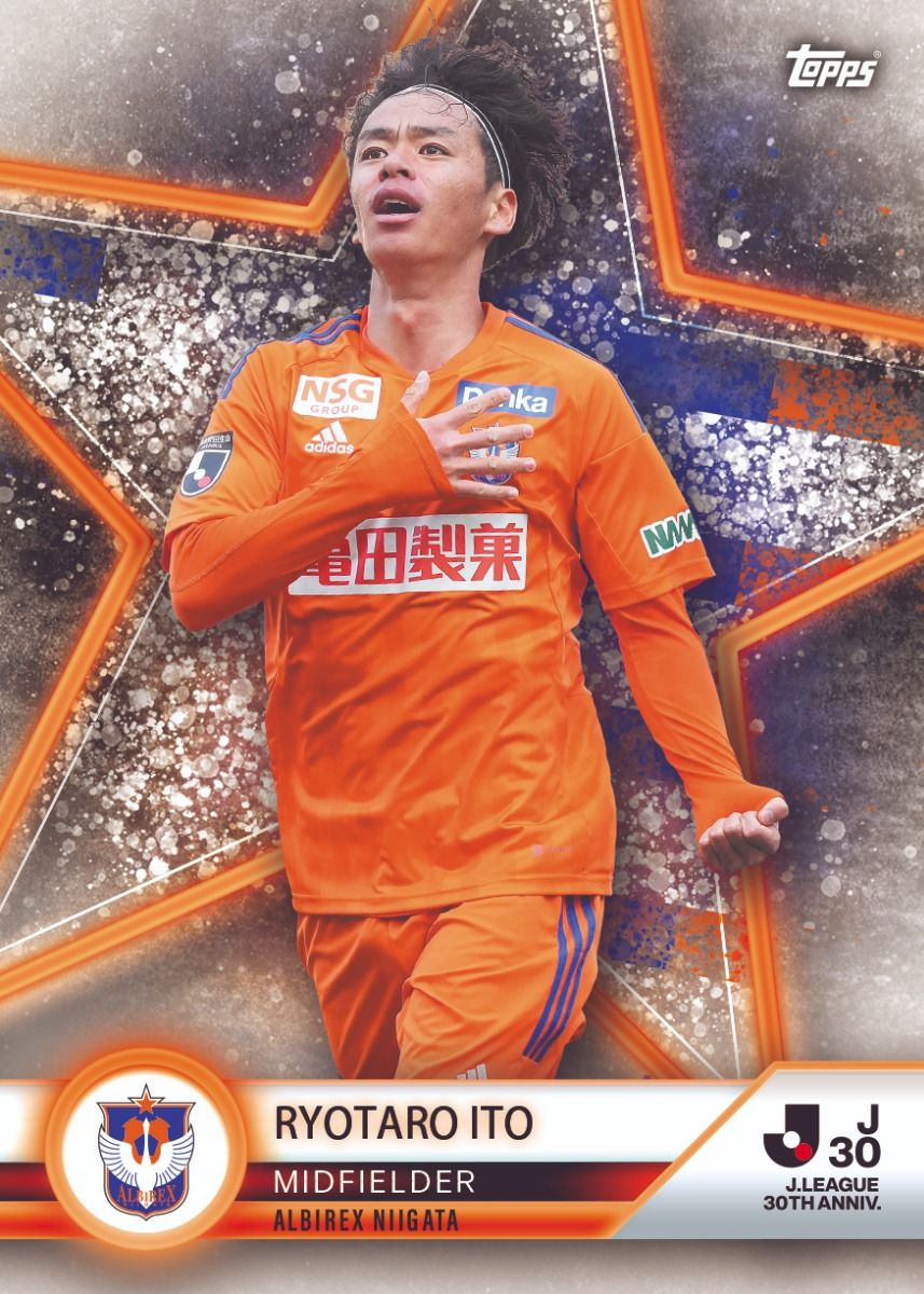 Topps J-League 30Th Anniversary Trading Cards Hobby Box