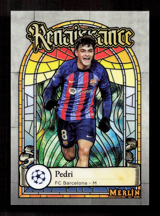 Topps Pedri Renaissance (Case Hit) Merlin UEFA Champions League 2023-24