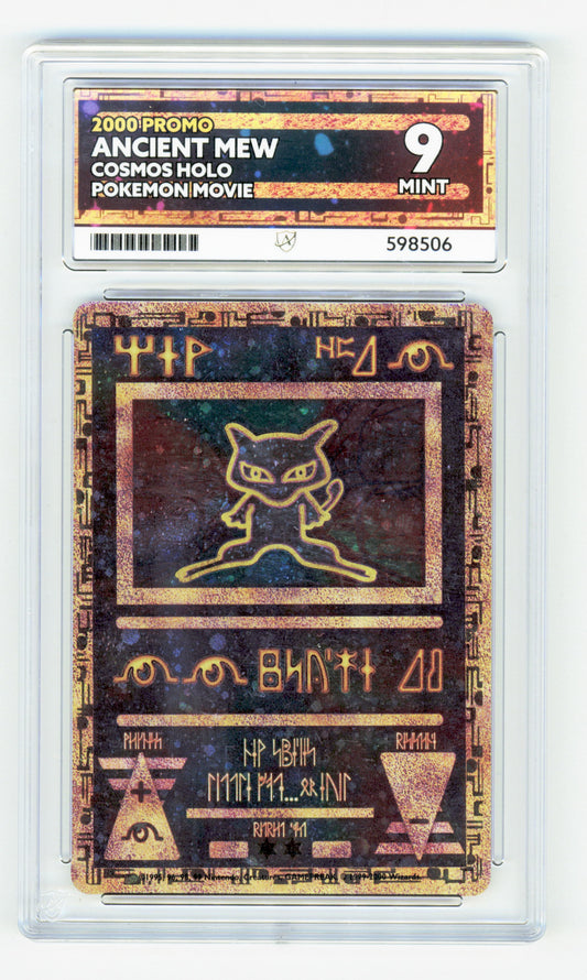 Pokemon Ancient Mew Cosmo Holo Pokemon Movie Promo 2000 ACE9