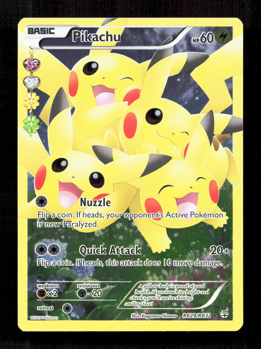 Pokemon Pikachu RC29/RC32 Ultra Rare Pokemon Generations Radiant Collection 2016