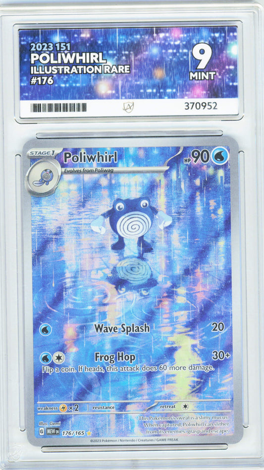 Pokemon Poliwhirl 176/165 Illustration Rare Pokemon 151 2023 ACE 9