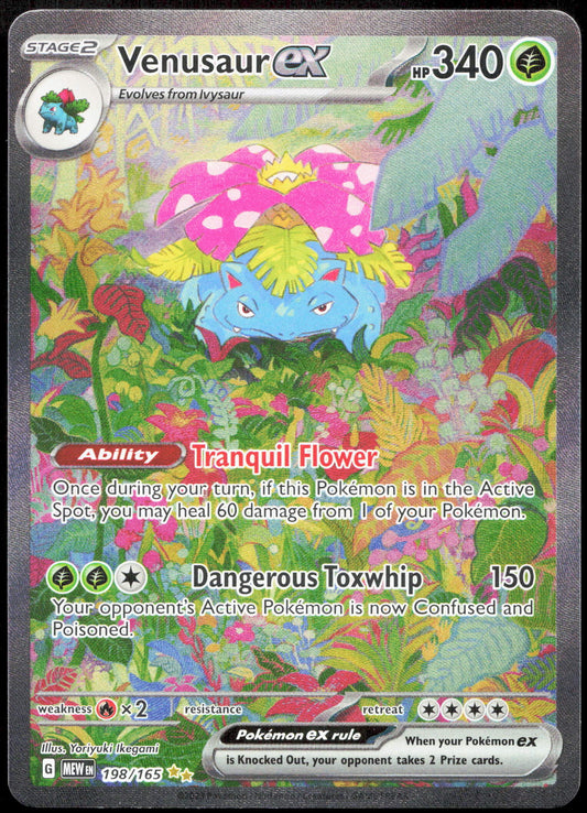 Pokemon Venusaur EX 198/165 Special Illustration Rare 2023 151
