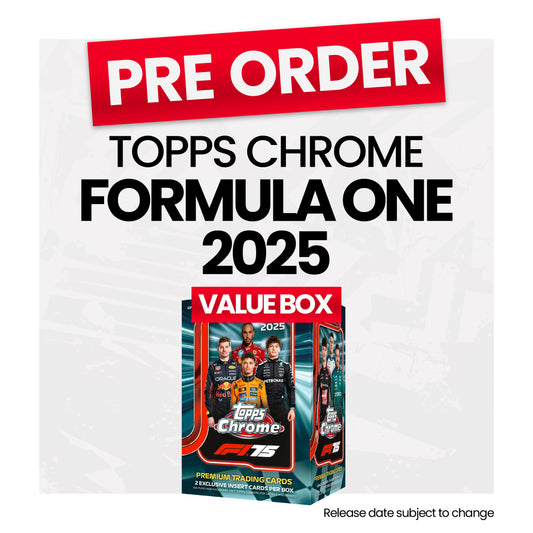 Topps Chrome® Formula 1 2025 Value Box - Pre-Order