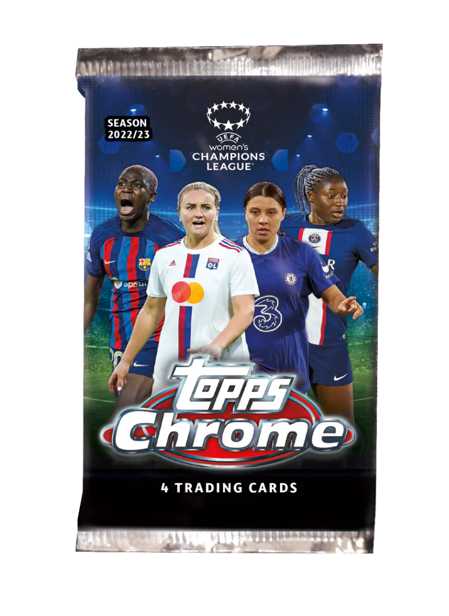 Topps Chrome Uefa Women’s Champions League 2023 Pack Football