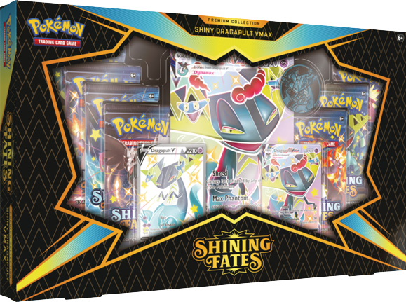 Pokémon Shining Fates Premium VMax Collector's Box - Shiny Dragapult V