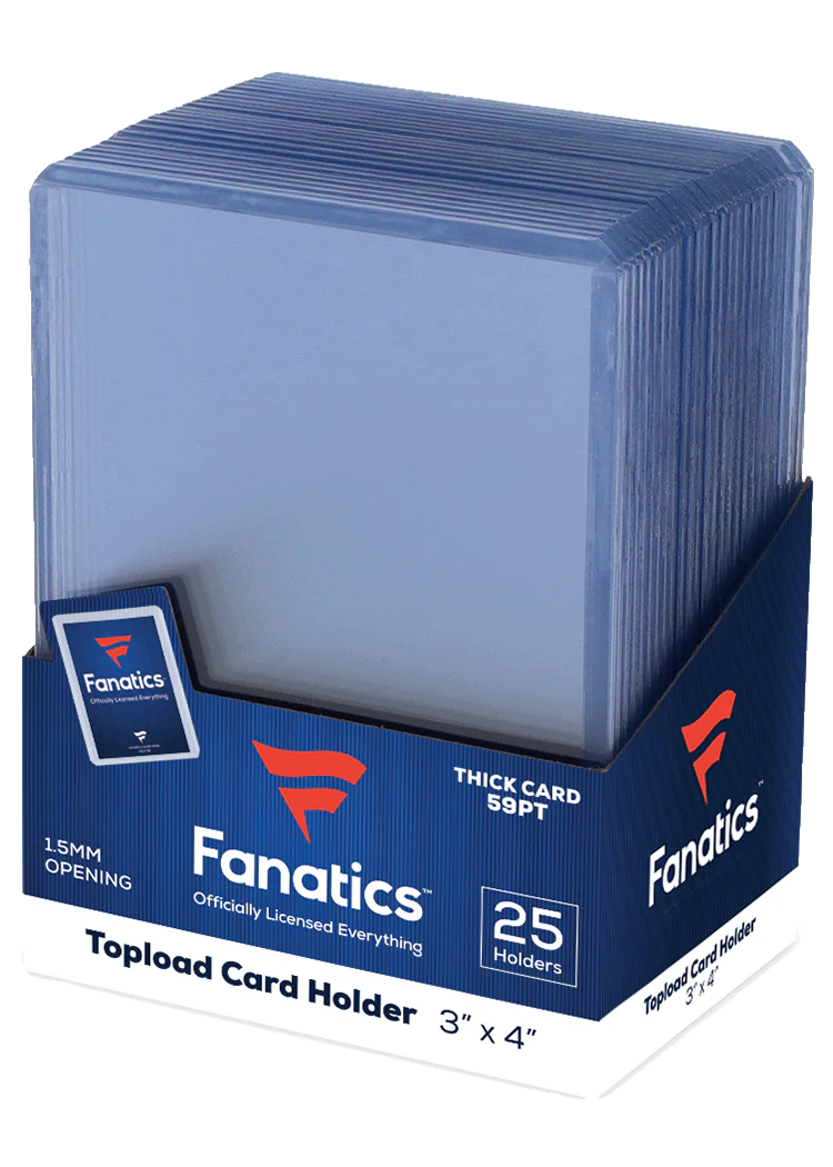 Fanatics Collectibles 59pt 3x4 Top Loader - 25 Count