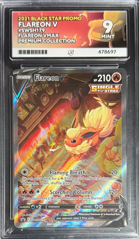 Pokemon Flareon Vmax Pokemon Black Star Promo Premium Collection 2021 ACE9