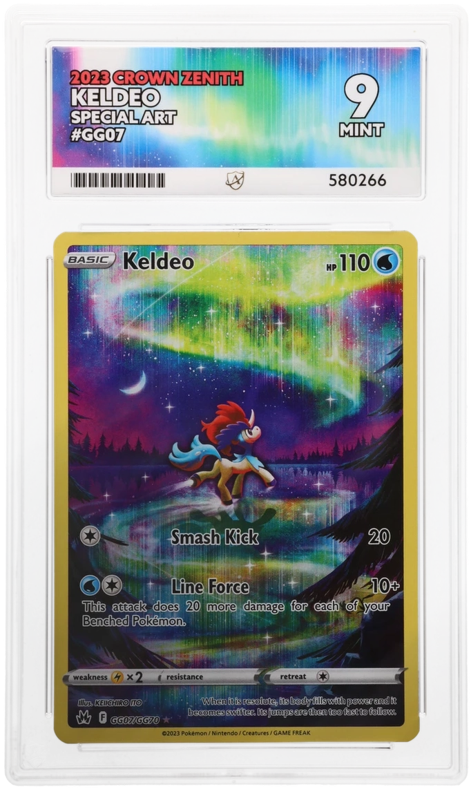 Pokemon Keldeo GG07/GG70 Special Art 2023 Crown Zenith ACE 9