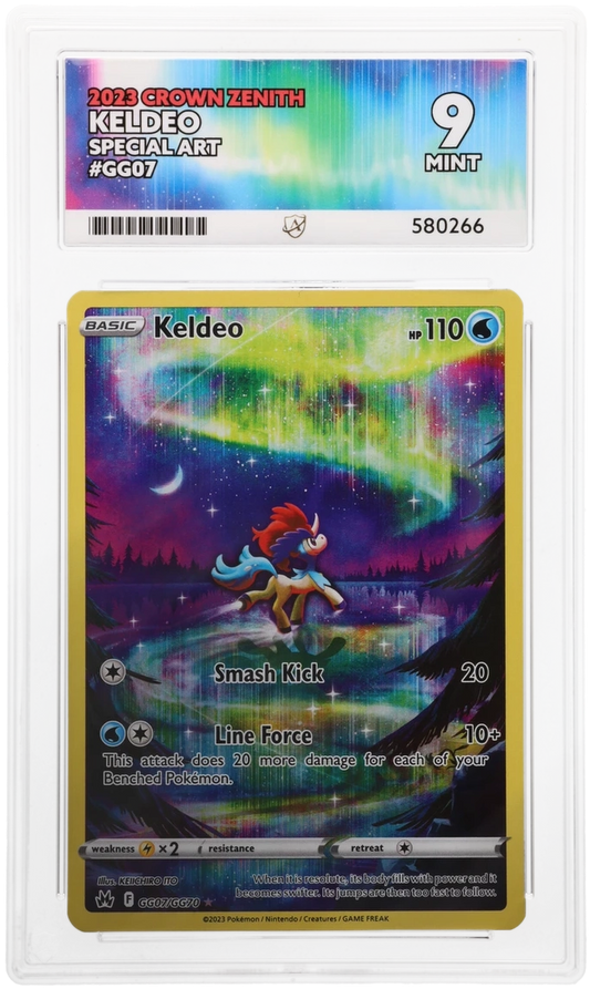 Pokemon Keldeo GG07/GG70 Special Art 2023 Crown Zenith ACE 9