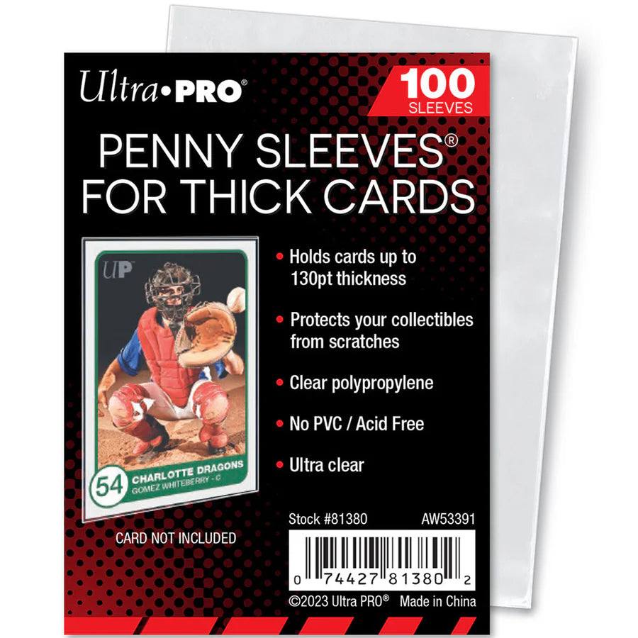 Ultra Pro 130PT Thick Card Sleeves for Standard Size Cards