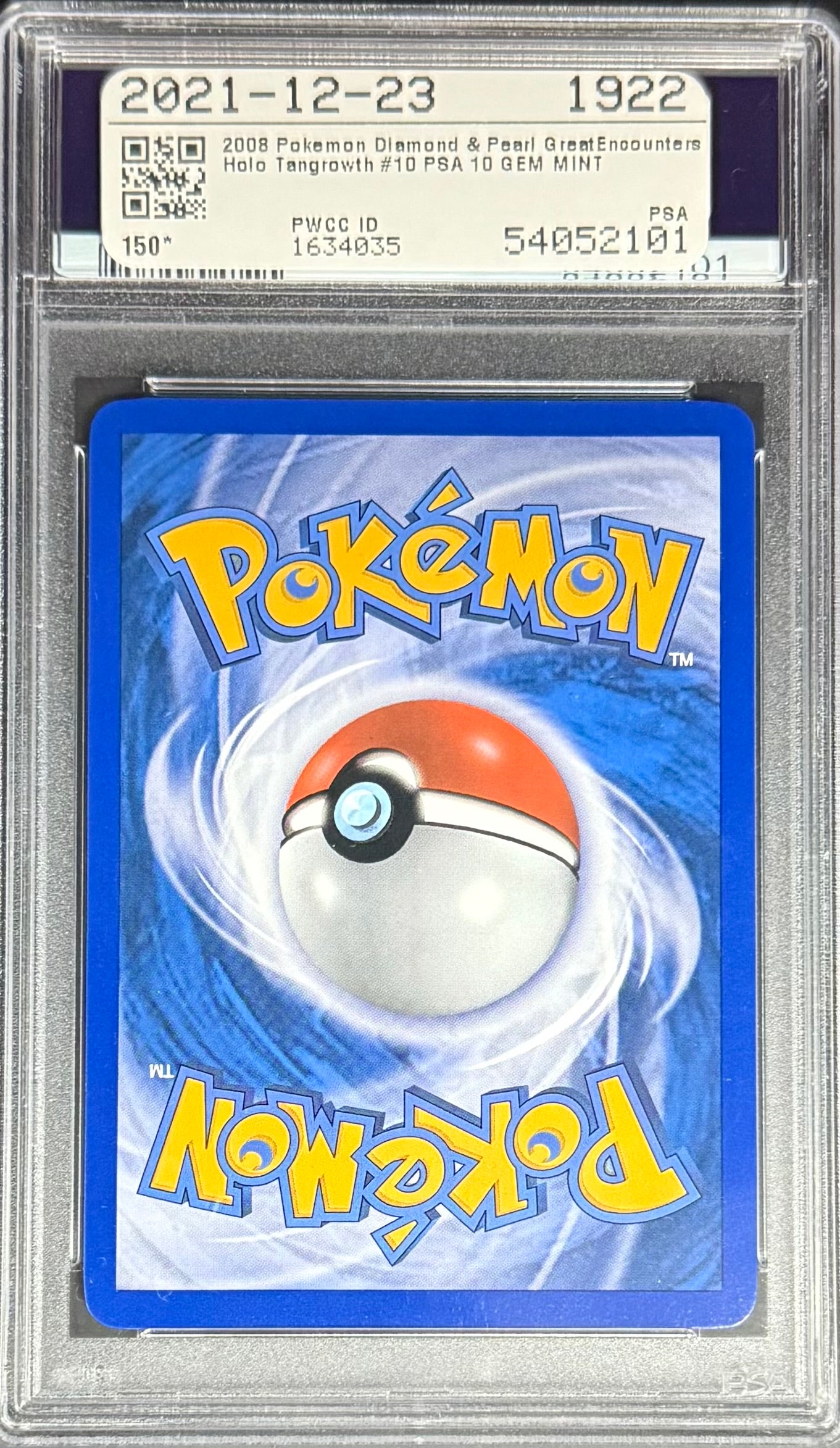 Pokemon Tangrowth 10/106 Holo Pokemon D & P Great Encounters 2007 PSA10