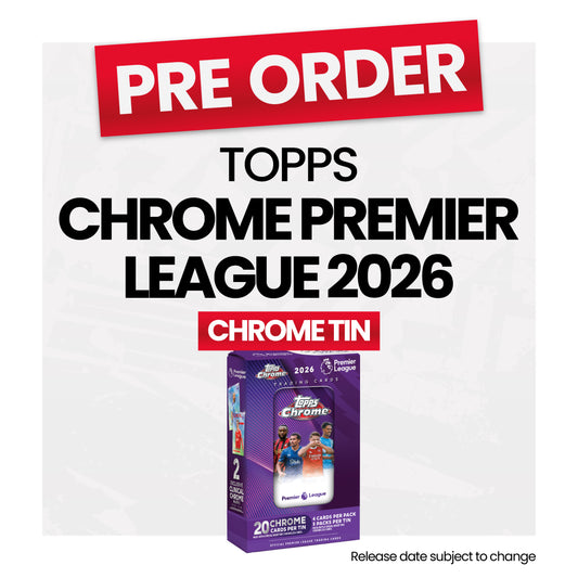 Topps Chrome Premier League 2026 Chrome Tin - Pre-Order