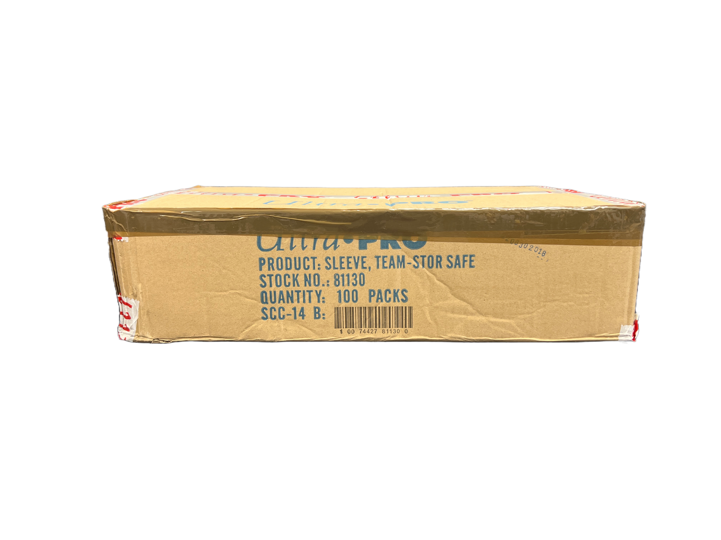 Ultra Pro Resealable Team Bags Case (100 Packs) Sleeves