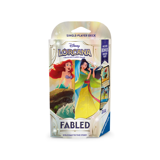 Disney Lorcana Fabled Starter Deck - Ariel and Mulan