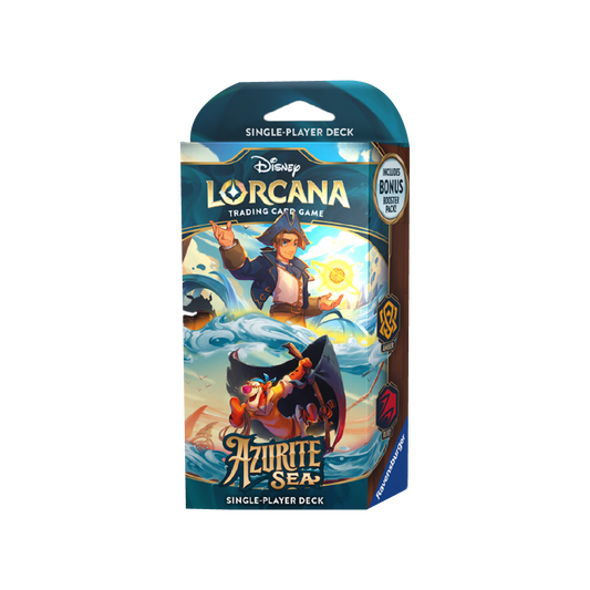 Disney Lorcana Azurite Sea Starter Deck – Emerald & Sapphire