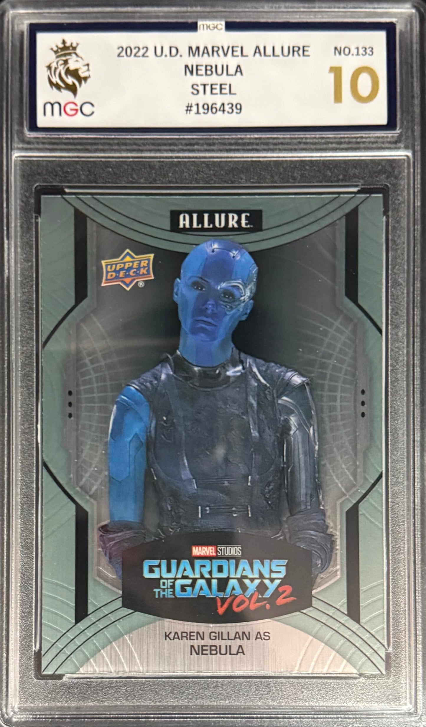 Upper Deck Nebula Steel Card Upper Deck Marvel Allure Steel 2022 MGC10