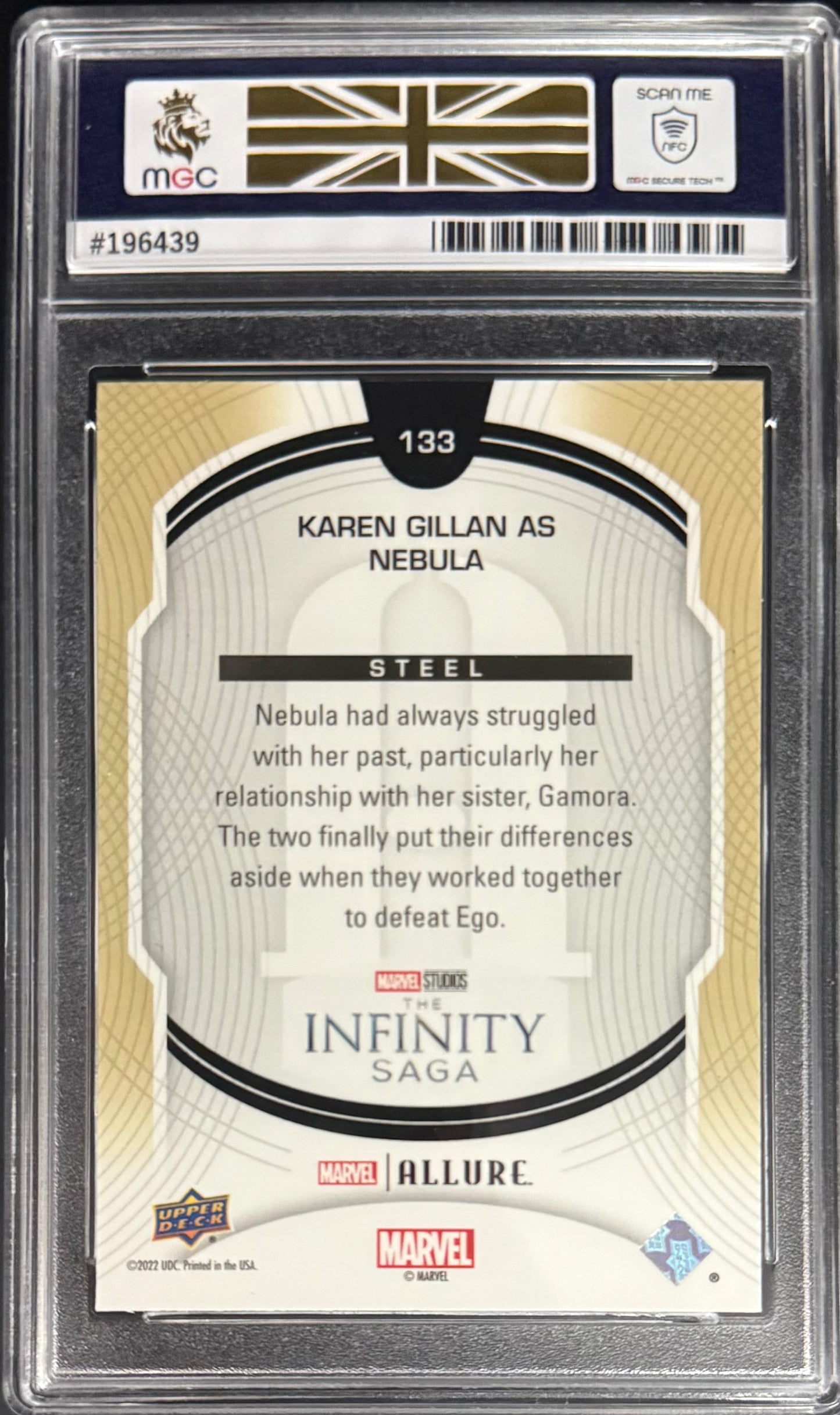 Upper Deck Nebula Steel Card Upper Deck Marvel Allure Steel 2022 MGC10