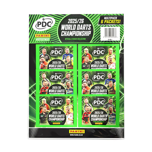 Panini PDC 2026 World Championship Darts Sticker Collection Multipack