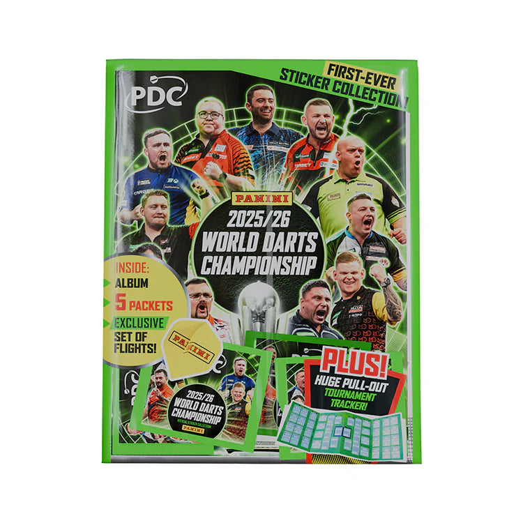 Panini PDC 2026 World Championship Darts Sticker Collection Starter Pack