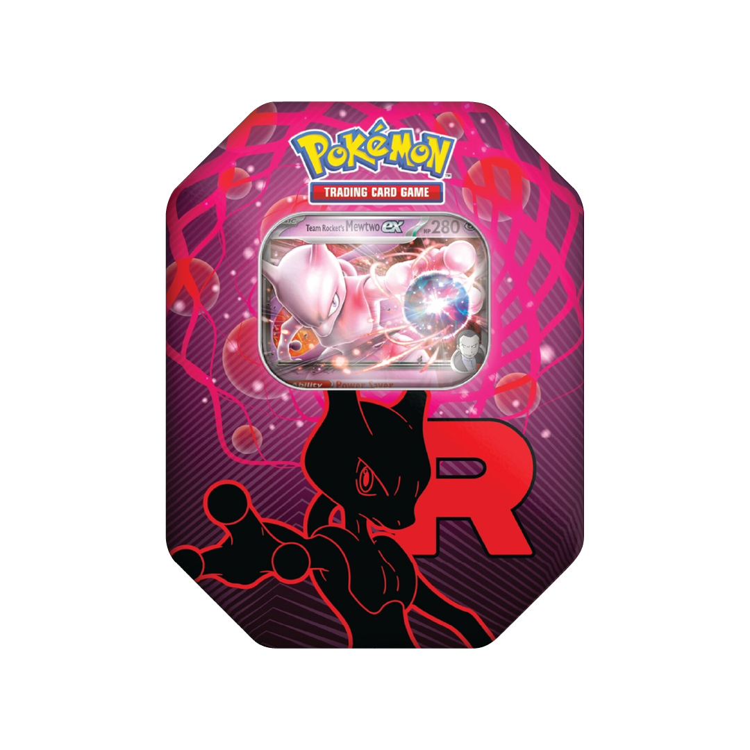 Pokémon Trading Card Game (TCG): Team Rocket Tin - Mewtwo ex