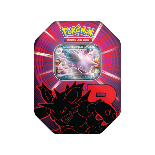 Pokémon Trading Card Game (TCG): Team Rocket Tin - Nidoking ex