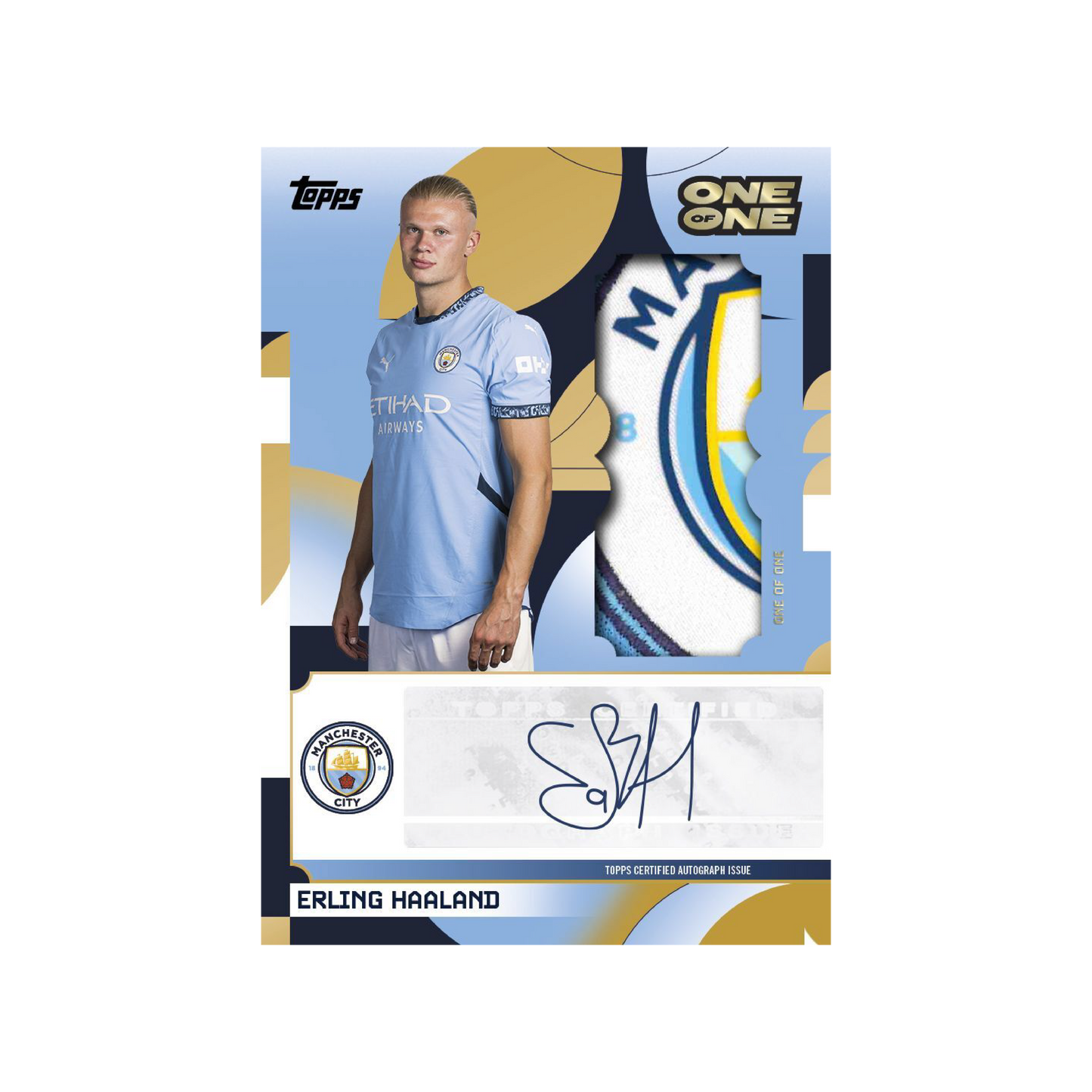 Topps Manchester City Official Team Set 2024/25 Single Pack