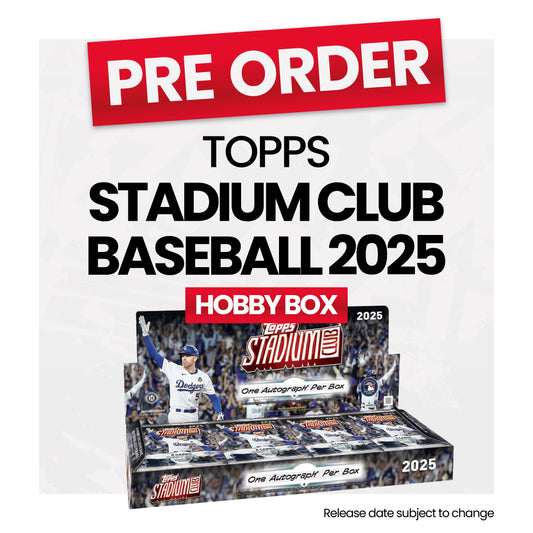Topps Stadium Club Baseball 2025 Hobby Box - Pre-Order