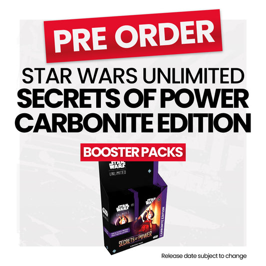 Star Wars: Unlimited Secrets of Power Carbonite Booster Box - Pre-Order