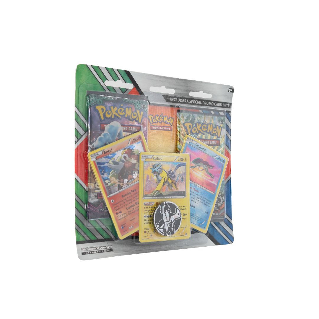 Pokémon 2017 2-Pack Blister - Raikou, Entei, & Suicune