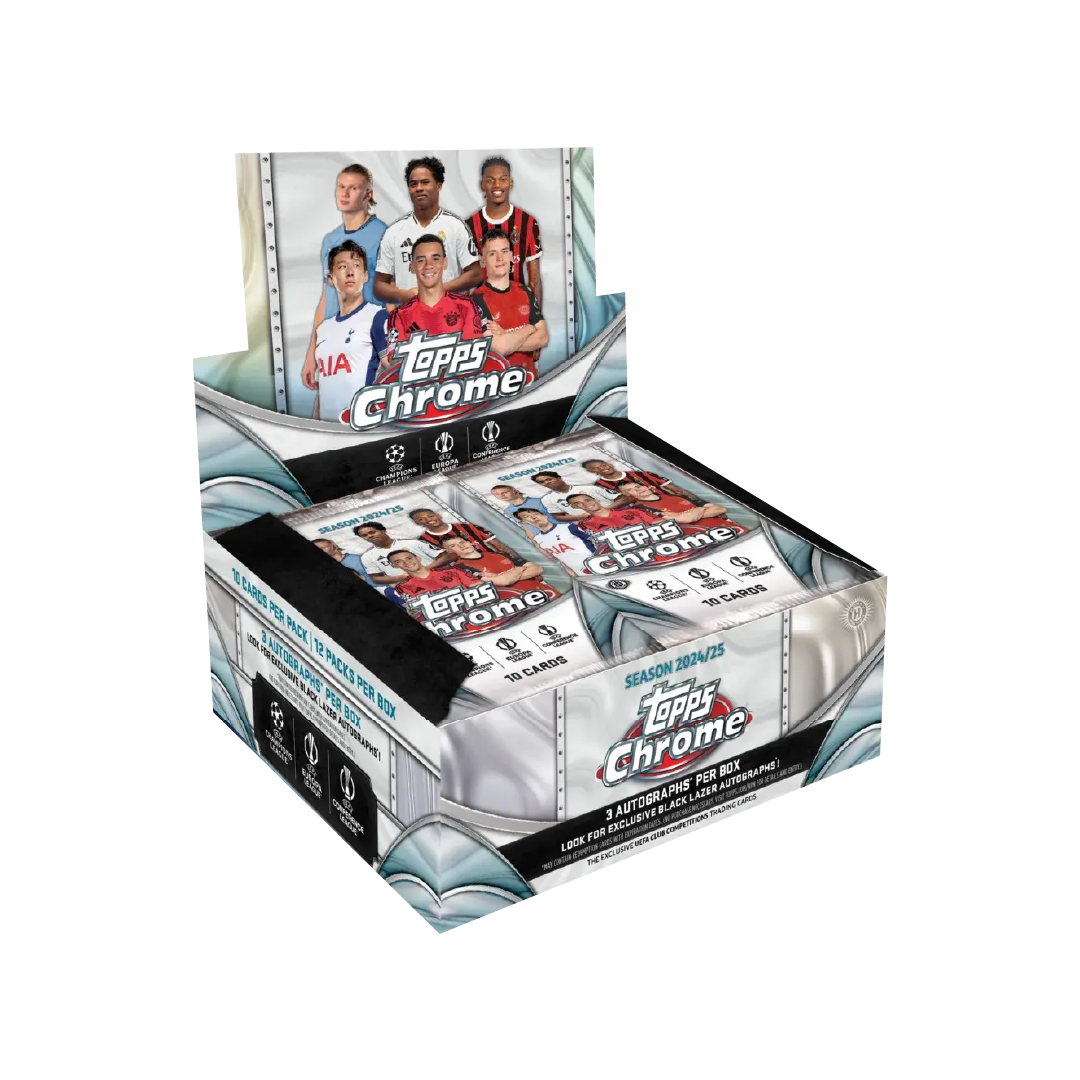 Topps Chrome UEFA Club Competitions 2024-25 Jumbo Box - Pre-Order