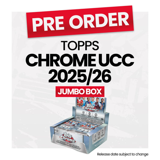 Topps Chrome UEFA Club Competitions 2025/26 Jumbo Box - Pre-Order