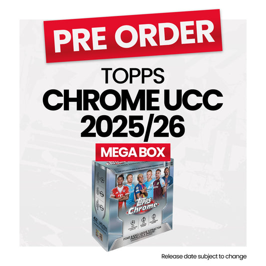 Topps Chrome UEFA Club Competitions 2025/26 Mega Box - Pre-Order
