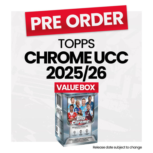Topps Chrome UEFA Club Competitions 2025/26 Value Box - Pre-Order