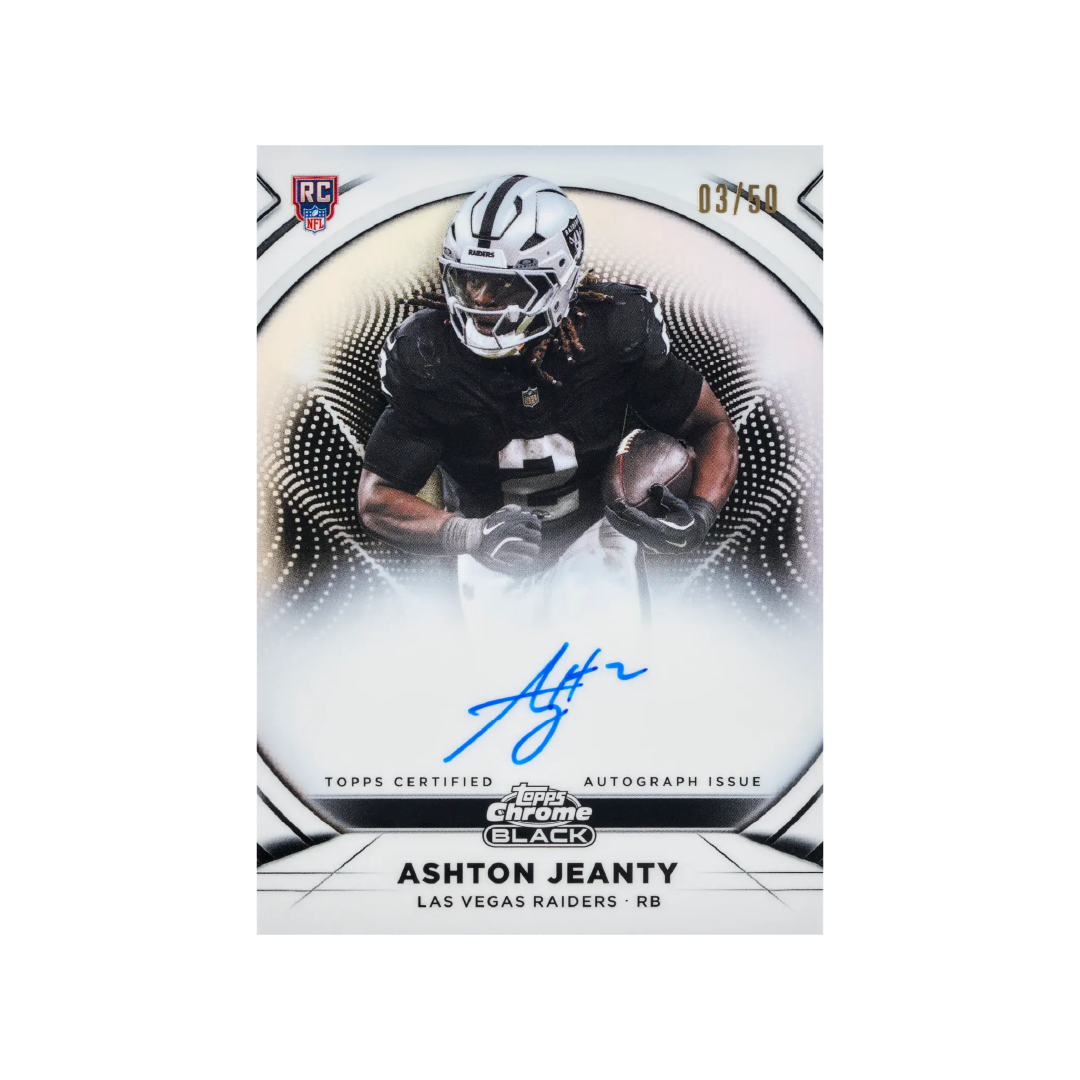 Topps Chrome Black Football 2025 Hobby Box - Pre-Order