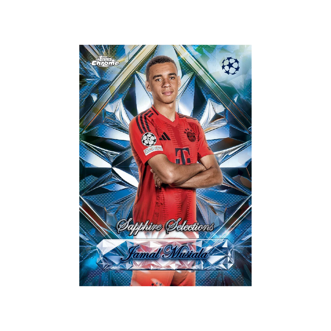 Topps Chrome Sapphire UEFA Club Competitions Soccer 2024-25