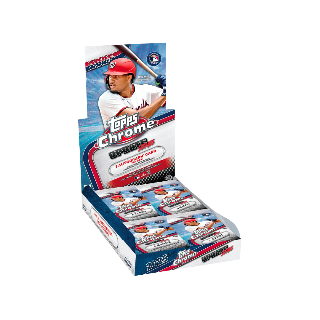 Topps Chrome Baseball Update Series 2025 Hobby Box