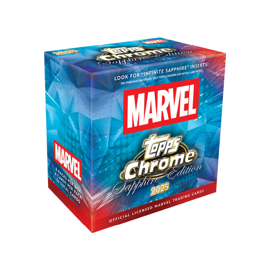 Marvel Comics Chrome Sapphire 2025 Hobby Box