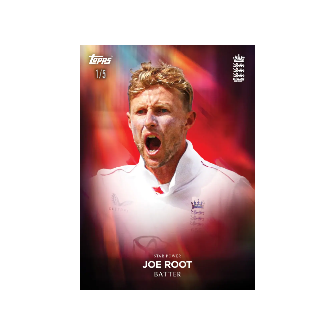 Topps England Cricket 2025 Team Set