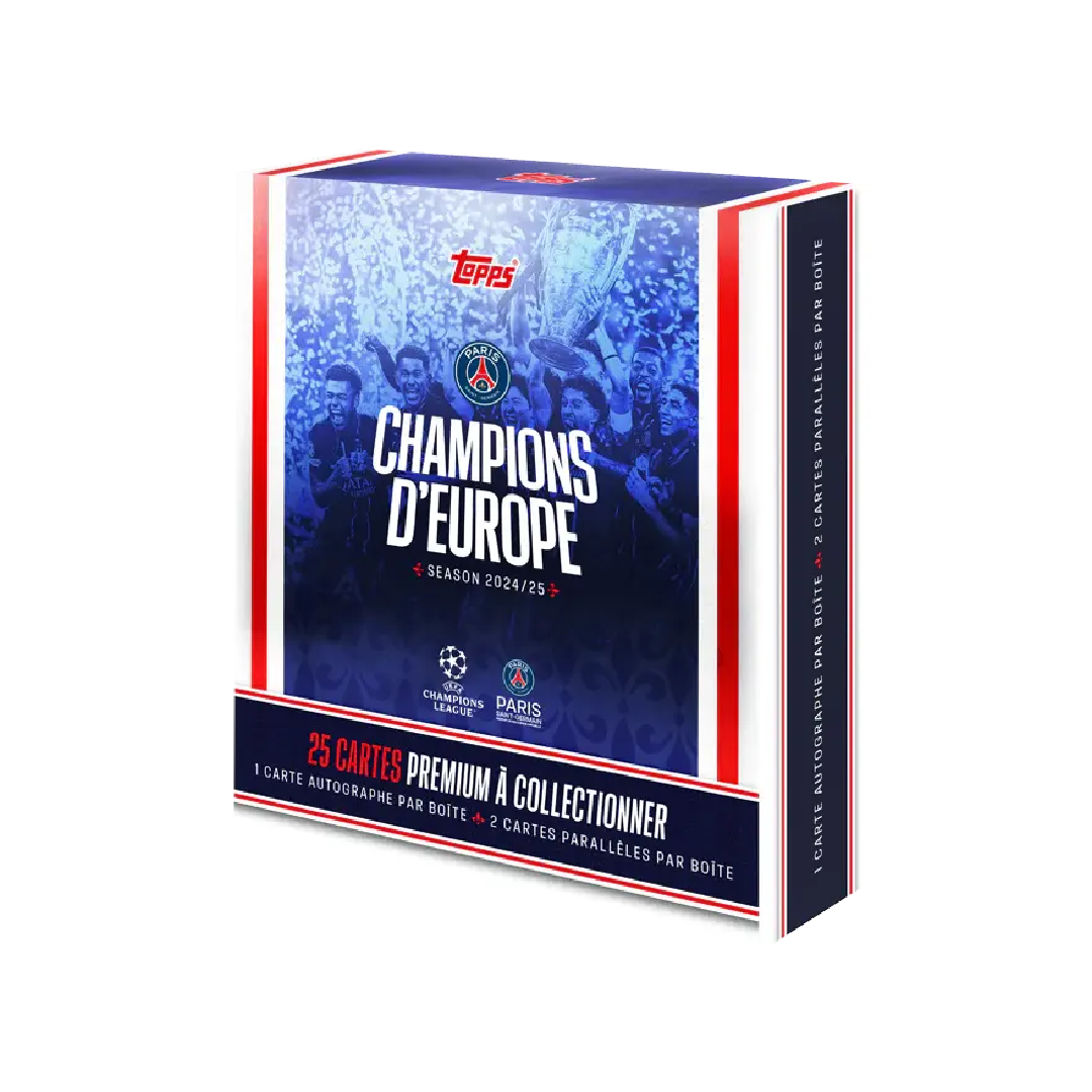 Topps Paris Saint-Germain: Champions d’Europe 2025