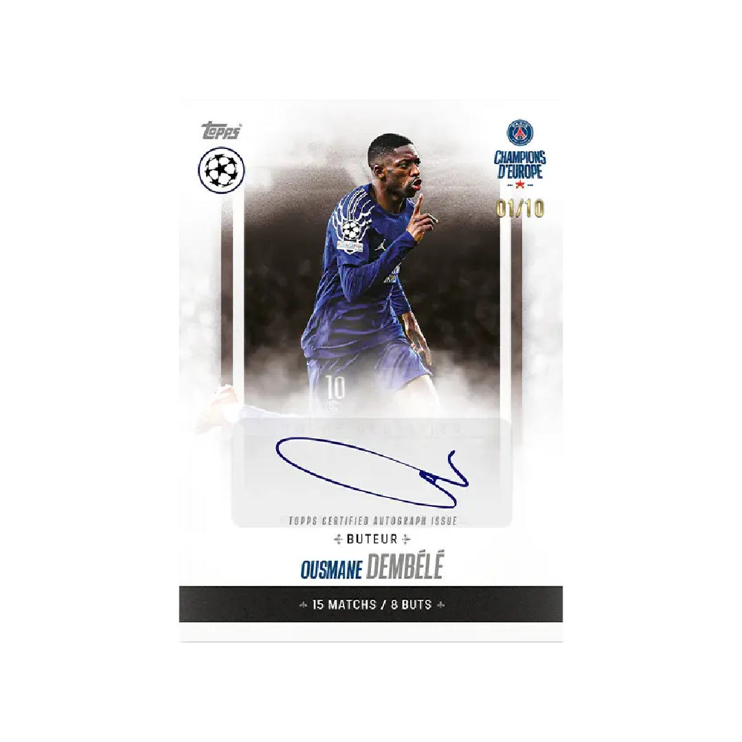 Topps Paris Saint-Germain: Champions d’Europe 2025