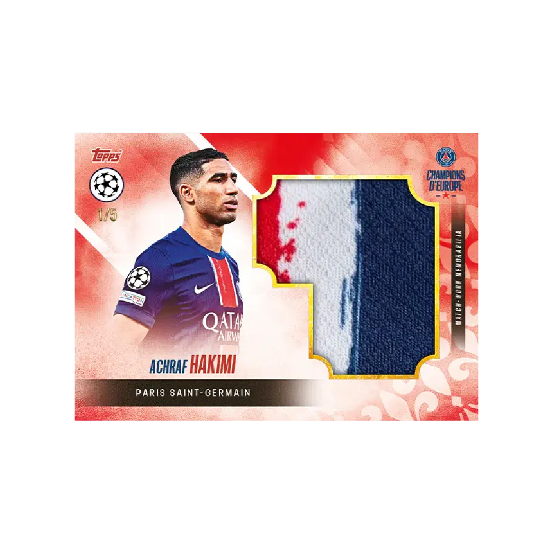 Topps Paris Saint-Germain: Champions d’Europe 2025
