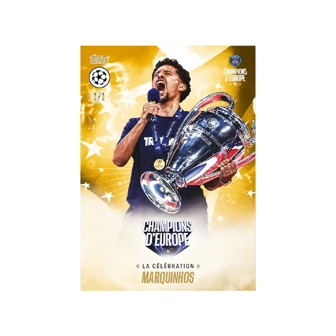 Topps Paris Saint-Germain: Champions d’Europe 2025