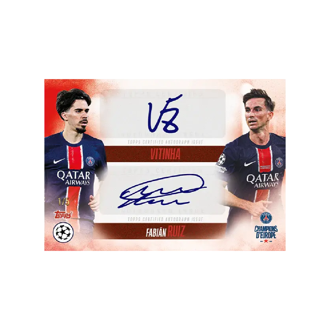 Topps Paris Saint-Germain: Champions d’Europe 2025