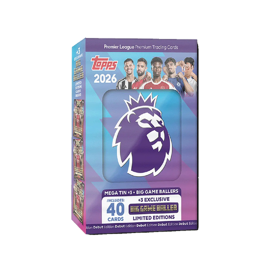 Topps Premier League 2026 - Debut Edition - Mega Tin