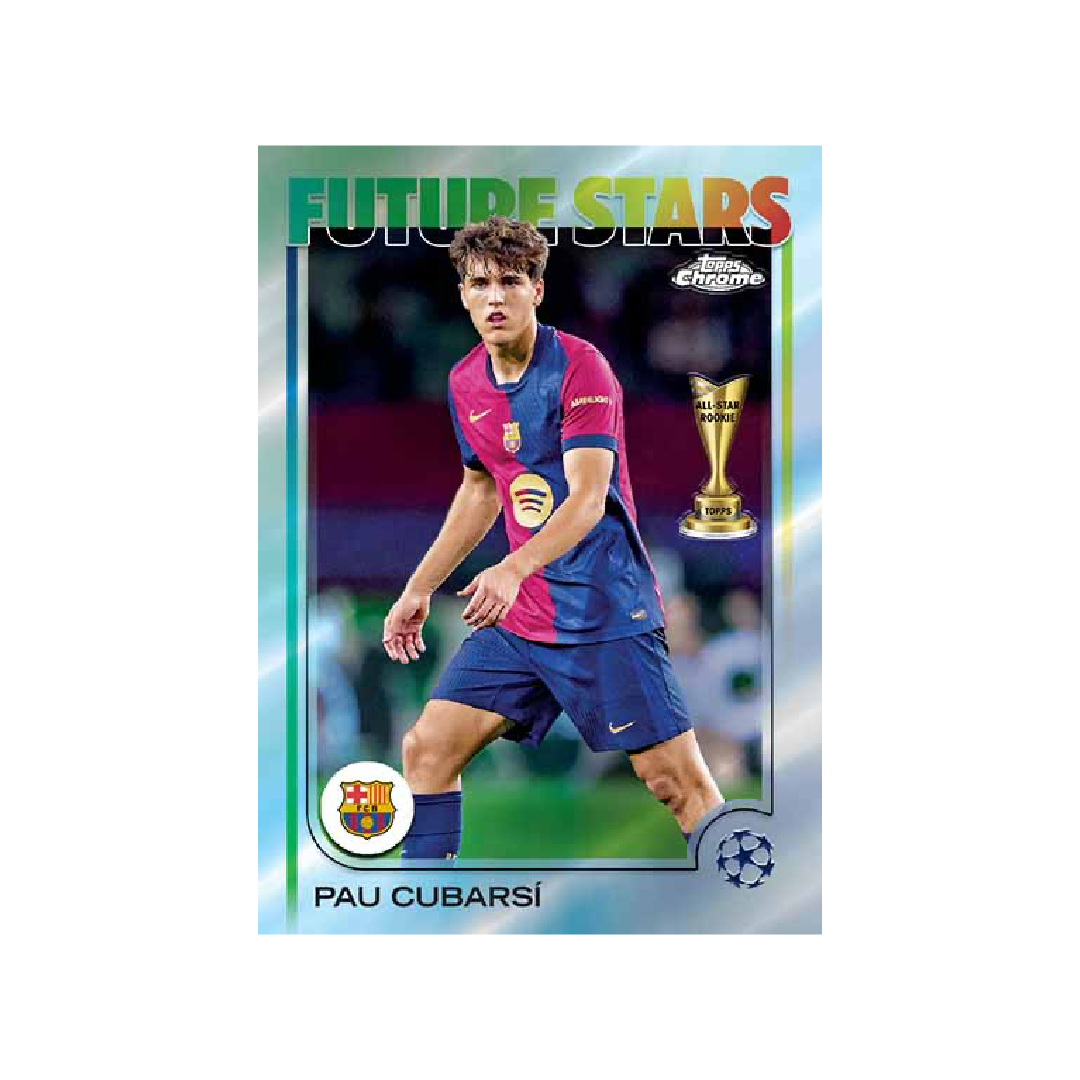 Topps Chrome UEFA Club Competitions UCC 2024-25 Jumbo Box
