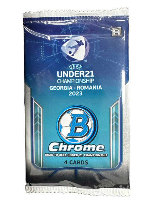 Free - Topps Bowman Chrome Road to UEFA Under-21 2022 Hobby Single Pack (100% off)
