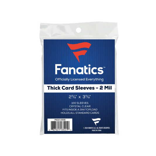 Fanatics Collectibles Thick Soft Sleeves - 100 Count
