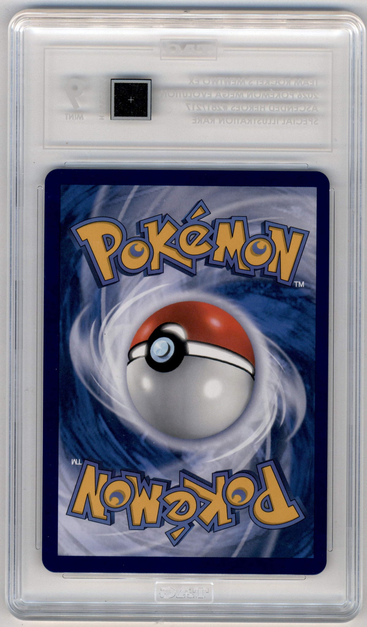 Pokemon Team Rocket's Mewtwo EX 281/217 Special Illustration Rare 2026 Ascended Heroes TAG 9