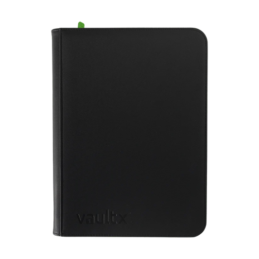 Vault X 9 pocket Exo-Tec Zip Binder - Black